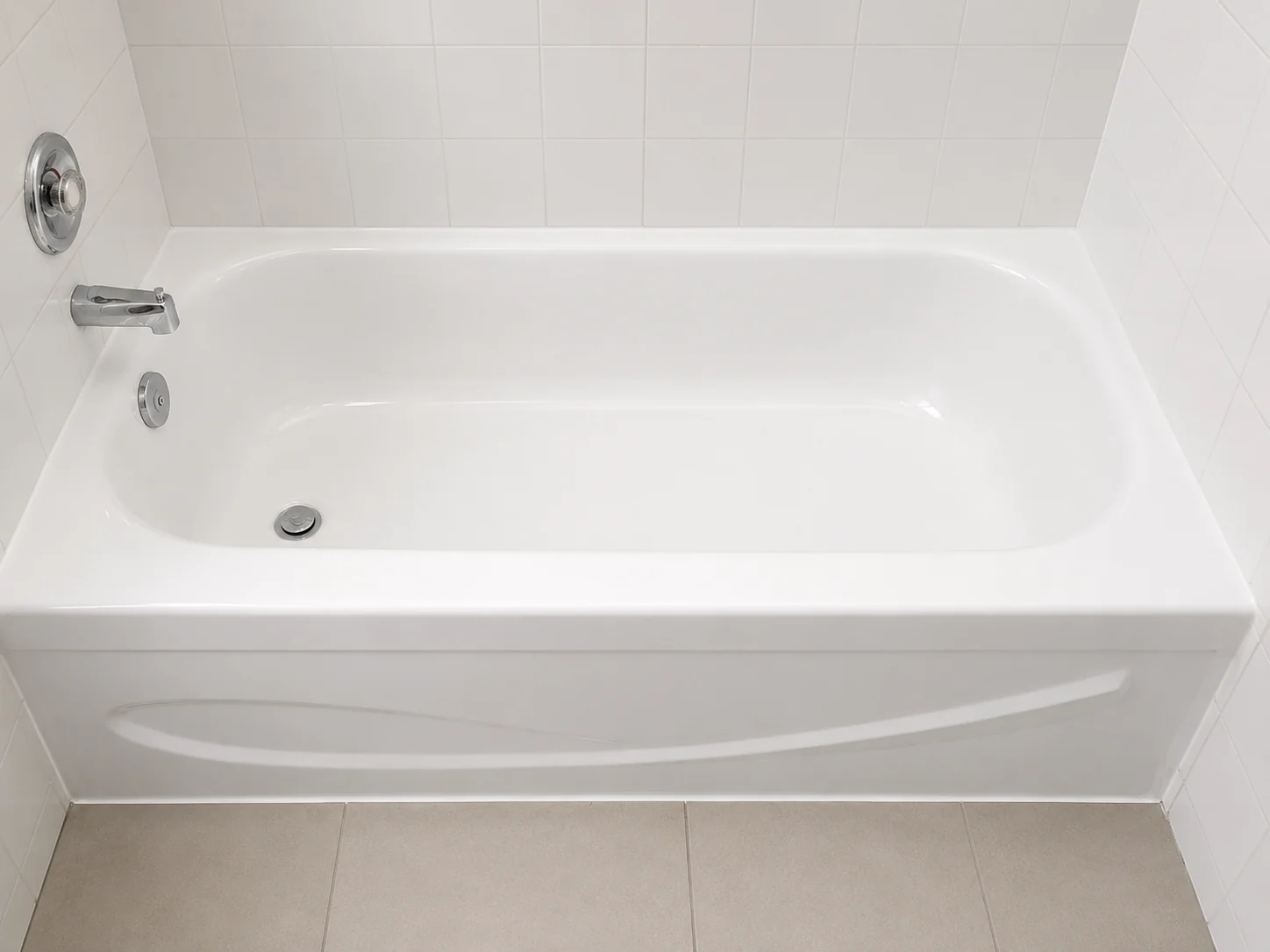 Clean bathtub finish for a multi-fixture property project